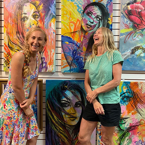 Marzena and Magda, Artists Featured at Arete Gallery in New Hope, PA